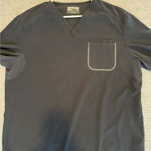 Men's Black Scrub Top